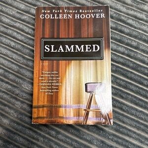 Colleen Hoover Slammed Paperback Book - Brown/Gold Cover
